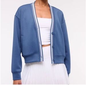 Abercrombie YPB neoKNIT Cardigan Blue